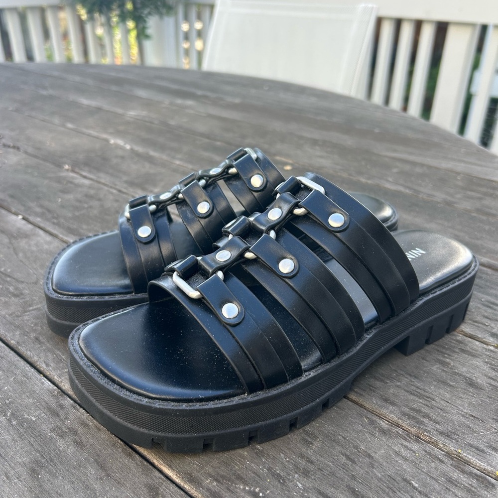 Nine West Cazz Fisherman Slide Sandals
